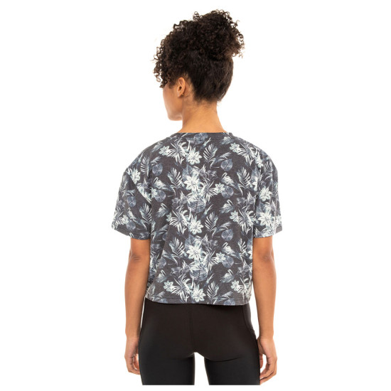 Be Nation Γυναικεία κοντομάνικη μπλούζα Printed Crop Top